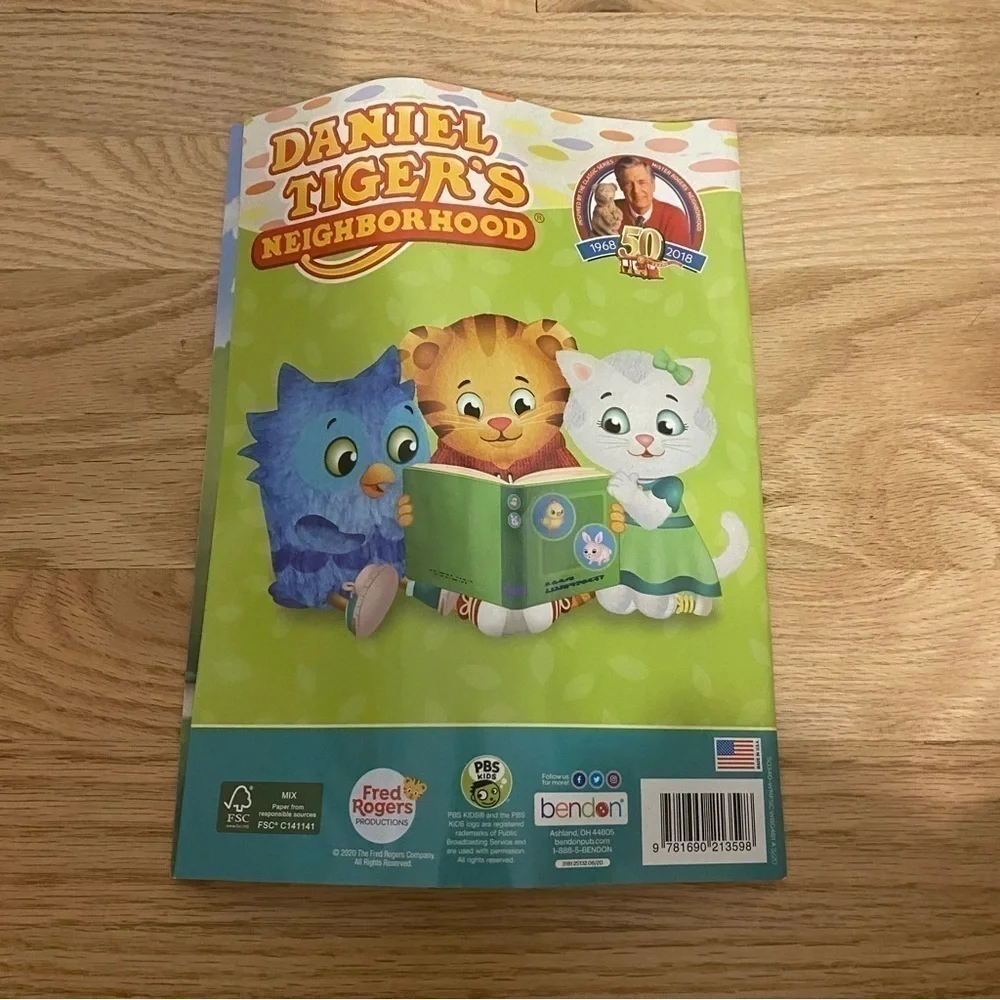 Daniel Tiger’s Neighborhood Color By Number Book NEW